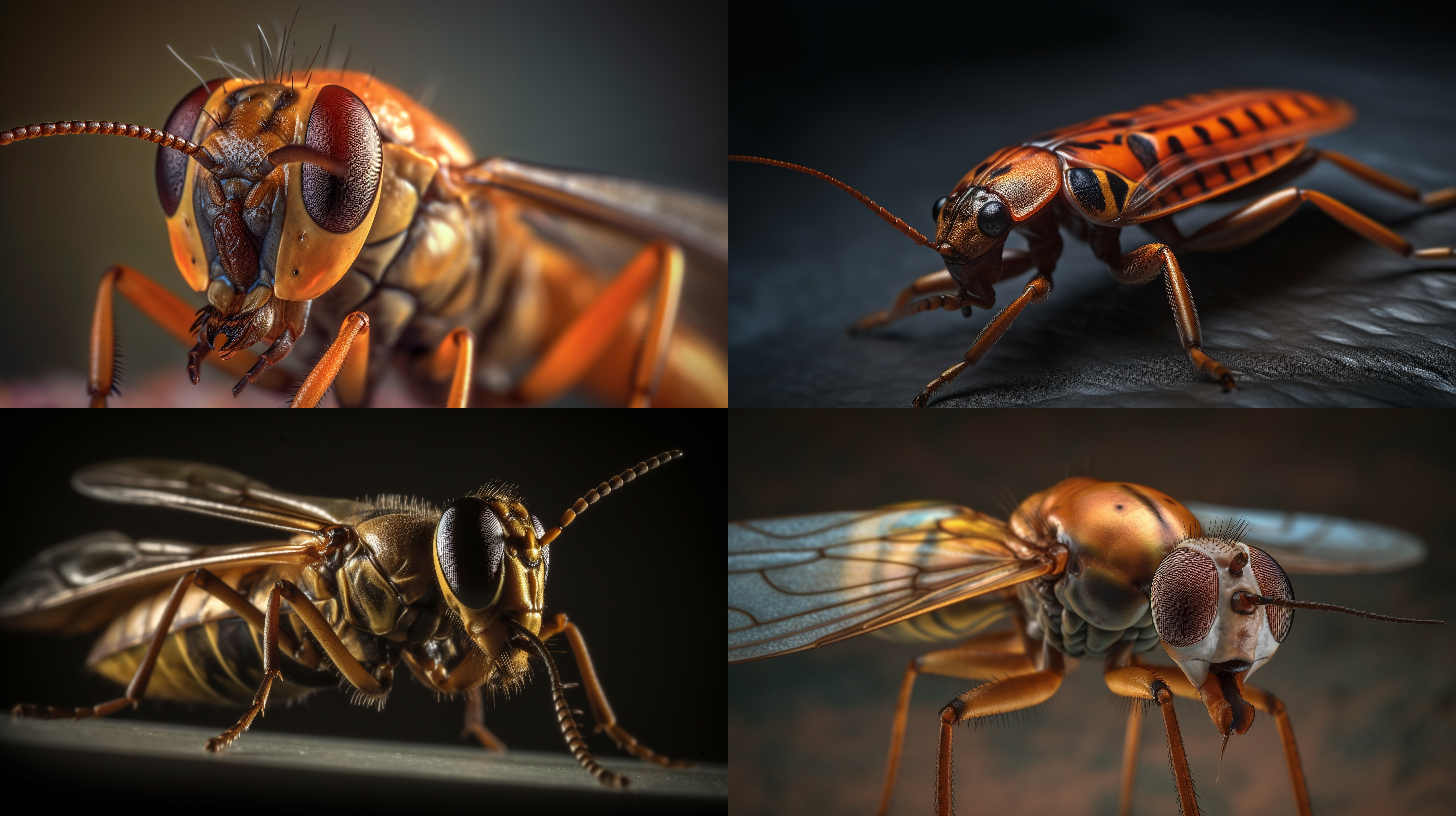Sintografía de fotos profesionales de insectos
